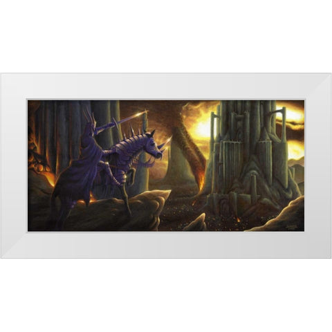 War times White Modern Wood Framed Art Print by Martin, Jose Luis