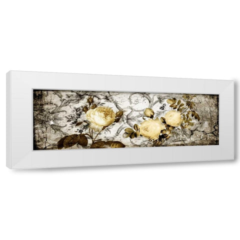 Collage Vintage III White Modern Wood Framed Art Print by Willow, Susan P.