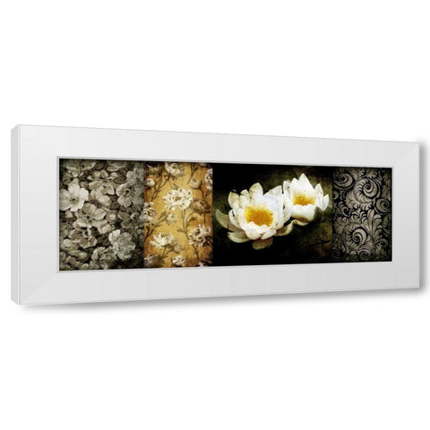 Collage Vintage II White Modern Wood Framed Art Print by Willow, Susan P.