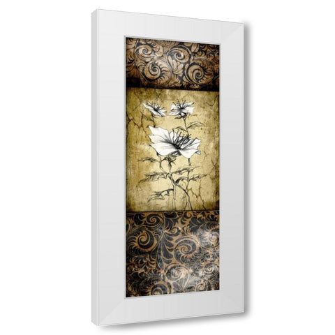 Brown Vintage II B White Modern Wood Framed Art Print by Willow, Susan P.