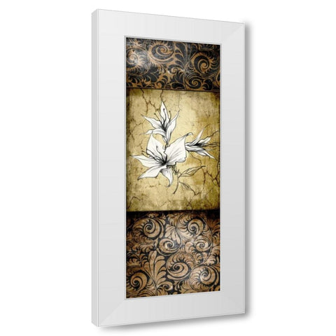 Brown Vintage II A White Modern Wood Framed Art Print by Willow, Susan P.