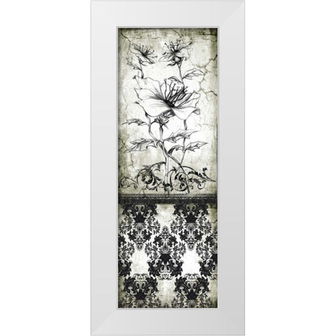 Rose Vintage II A White Modern Wood Framed Art Print by Willow, Susan P.