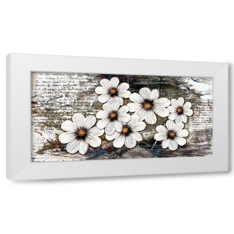 Marguerite White Modern Wood Framed Art Print by Willow, Susan P.
