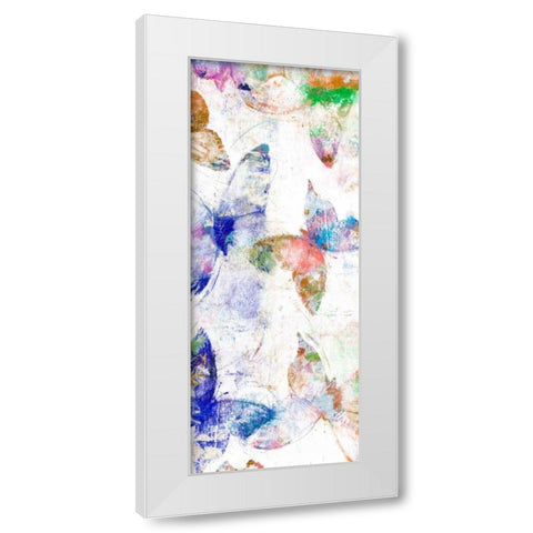 Bright Flight III White Modern Wood Framed Art Print by Studio W
