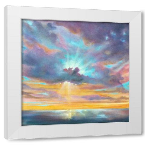 Beautiful Timing White Modern Wood Framed Art Print by Quin, Marabeth