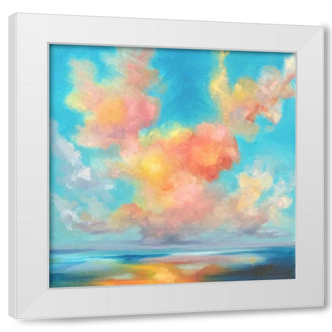 The Sureness of Things White Modern Wood Framed Art Print by Quin, Marabeth