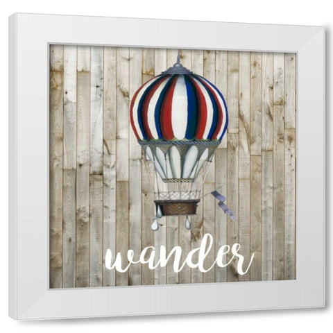 Young Explorer I White Modern Wood Framed Art Print by Studio W
