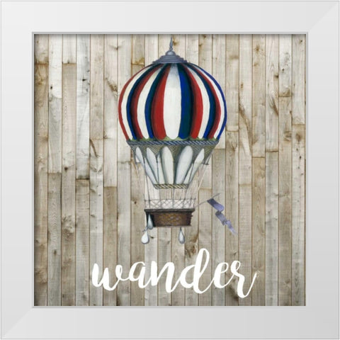 Young Explorer I White Modern Wood Framed Art Print by Studio W
