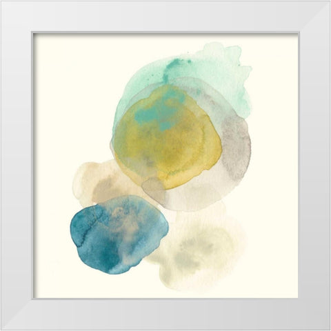 Fluid Geology I White Modern Wood Framed Art Print by Vess, June Erica
