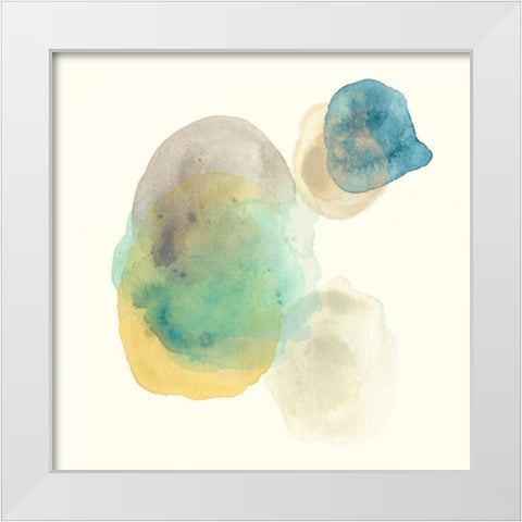 Fluid Geology II White Modern Wood Framed Art Print by Vess, June Erica