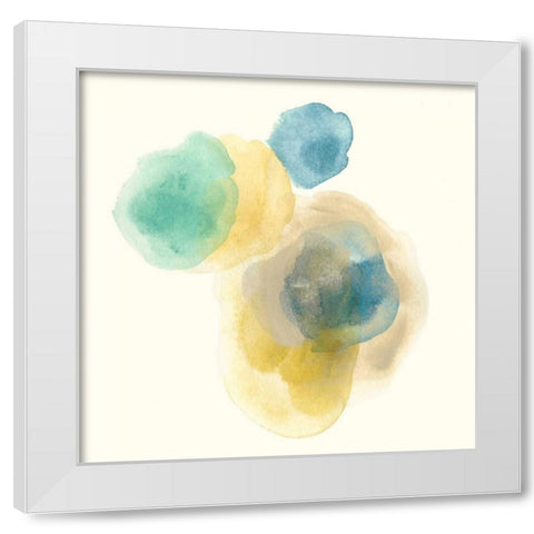 Fluid Geology III White Modern Wood Framed Art Print by Vess, June Erica
