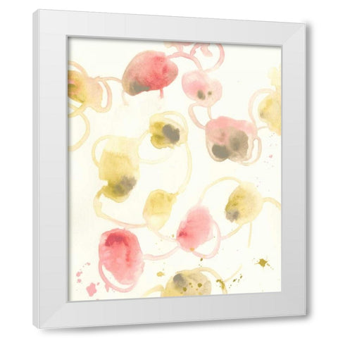 Elliptical Motion II White Modern Wood Framed Art Print by Vess, June Erica
