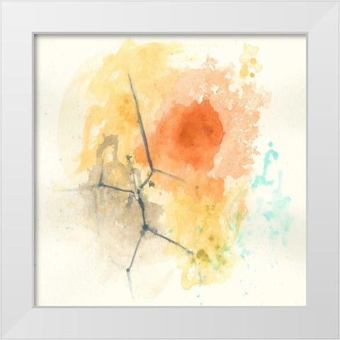 Magnetic Shift III White Modern Wood Framed Art Print by Vess, June Erica