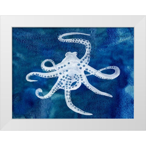 Cephalopod II White Modern Wood Framed Art Print by Ludwig, Alicia