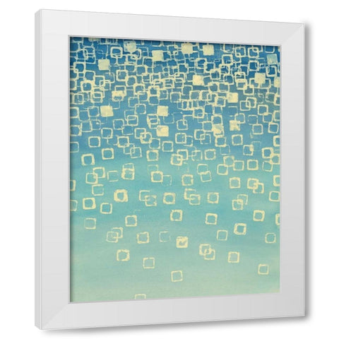 Faded Axioms I White Modern Wood Framed Art Print by Lam, Vanna