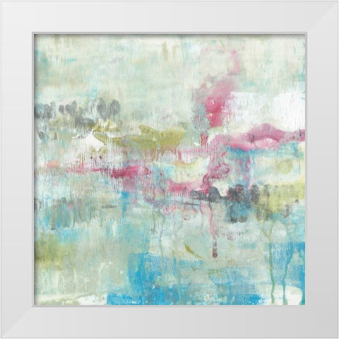 Fresh Abstract I White Modern Wood Framed Art Print by Goldberger, Jennifer