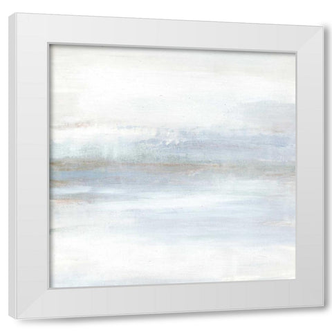 Cape Horizon I White Modern Wood Framed Art Print by Vess, June Erica