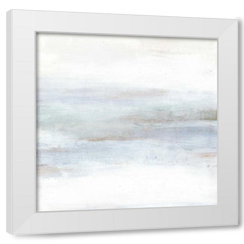 Cape Horizon II White Modern Wood Framed Art Print by Vess, June Erica