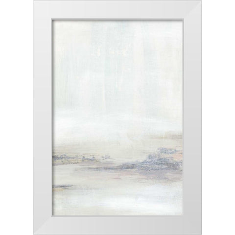 Estuary I White Modern Wood Framed Art Print by Vess, June Erica