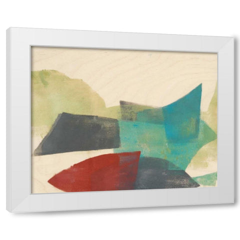 Ship Shape II White Modern Wood Framed Art Print by Goldberger, Jennifer