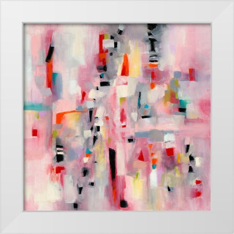 Relax I White Modern Wood Framed Art Print by Galapon, Nikki