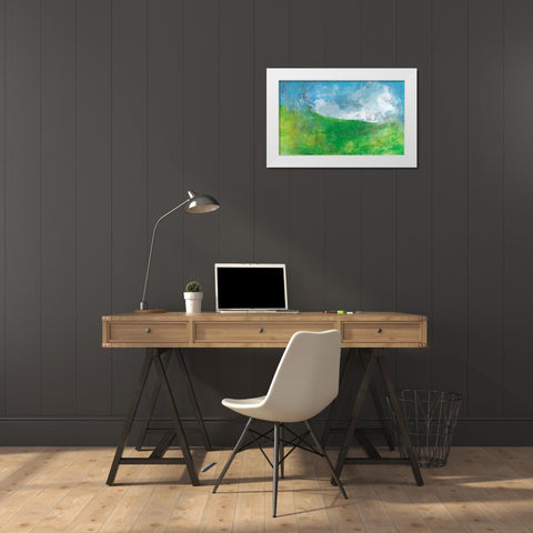 Seeking Wisdom I White Modern Wood Framed Art Print by Suderman, Karen