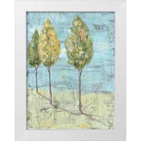 Grove I White Modern Wood Framed Art Print by Reynolds, Jade