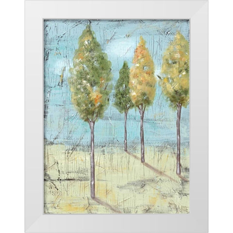 Grove II White Modern Wood Framed Art Print by Reynolds, Jade