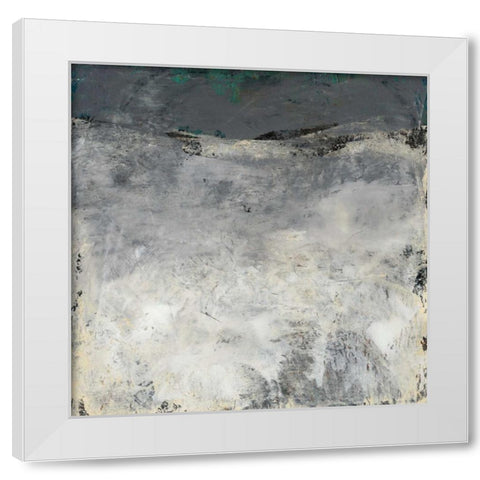 Pensive Neutrals II White Modern Wood Framed Art Print by Suderman, Karen