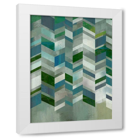 Ocean Elements I White Modern Wood Framed Art Print by Zarris, Chariklia