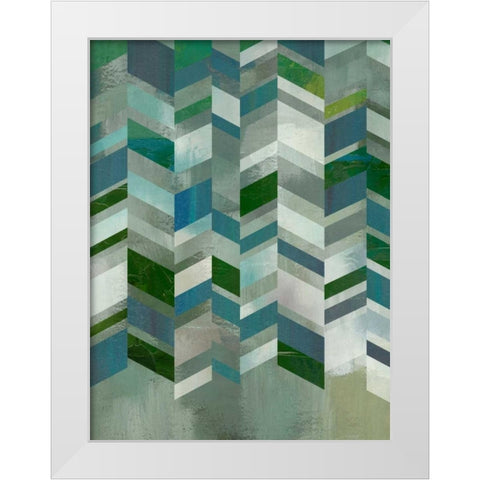 Ocean Elements I White Modern Wood Framed Art Print by Zarris, Chariklia