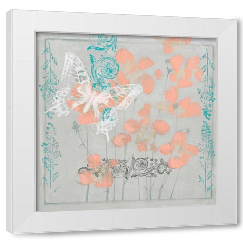 Gray Garden I White Modern Wood Framed Art Print by Goldberger, Jennifer