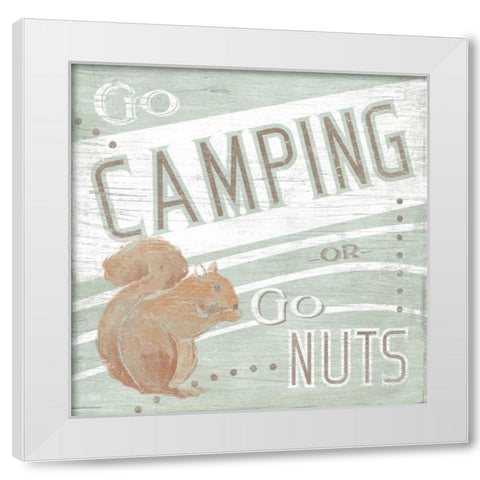 Lodge Life II White Modern Wood Framed Art Print by Vess, June Erica