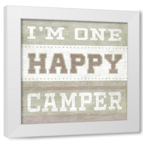 Lodge Life VI White Modern Wood Framed Art Print by Vess, June Erica