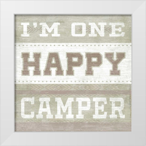 Lodge Life VI White Modern Wood Framed Art Print by Vess, June Erica