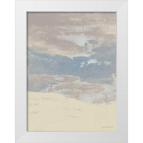 Mute Outpost I White Modern Wood Framed Art Print by Lam, Vanna