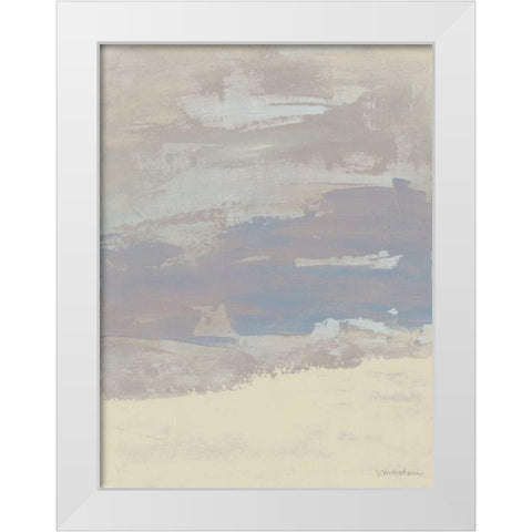 Mute Outpost II White Modern Wood Framed Art Print by Lam, Vanna