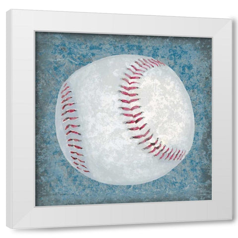 Grunge Sporting III White Modern Wood Framed Art Print by Studio W