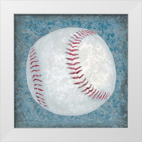 Grunge Sporting III White Modern Wood Framed Art Print by Studio W