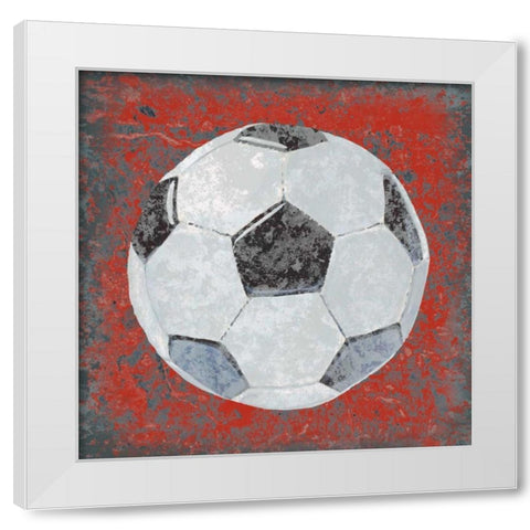 Grunge Sporting IV White Modern Wood Framed Art Print by Studio W