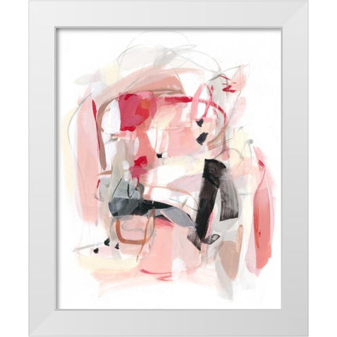 Soft Speak  II White Modern Wood Framed Art Print by Long, Christina