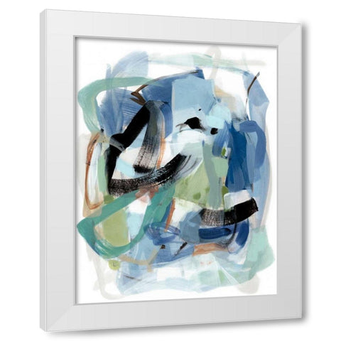 Fall I White Modern Wood Framed Art Print by Long, Christina