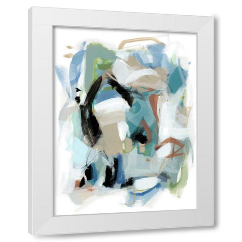 Fall III White Modern Wood Framed Art Print by Long, Christina