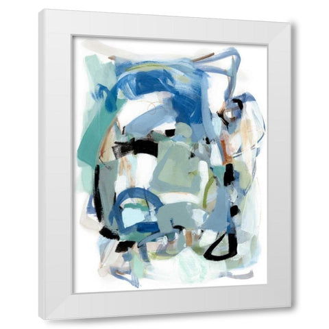 Fall IV White Modern Wood Framed Art Print by Long, Christina