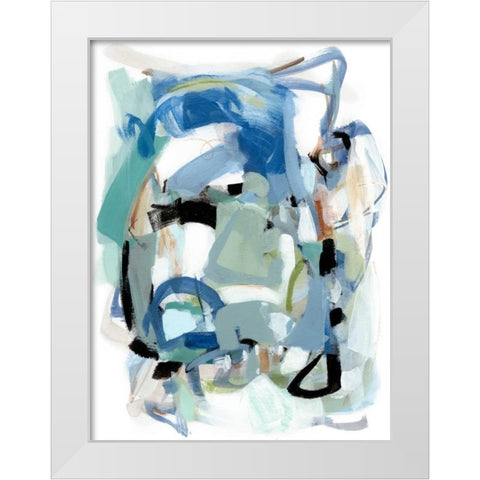 Fall IV White Modern Wood Framed Art Print by Long, Christina