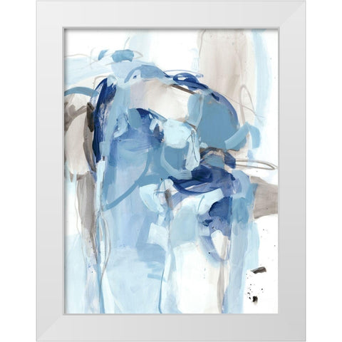Friday Night II White Modern Wood Framed Art Print by Long, Christina