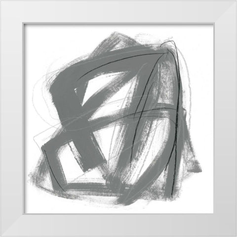 Tessellation II White Modern Wood Framed Art Print by Vess, June Erica