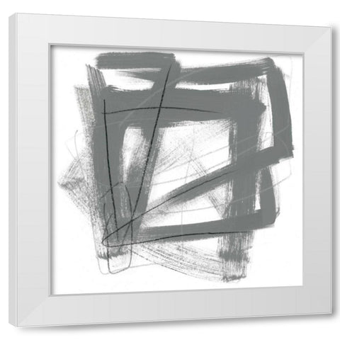 Tessellation VIII White Modern Wood Framed Art Print by Vess, June Erica