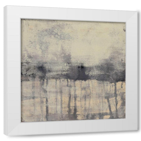 Neutral Dream II White Modern Wood Framed Art Print by Goldberger, Jennifer