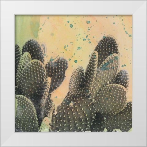 Desert Dreams II White Modern Wood Framed Art Print by McCavitt, Naomi